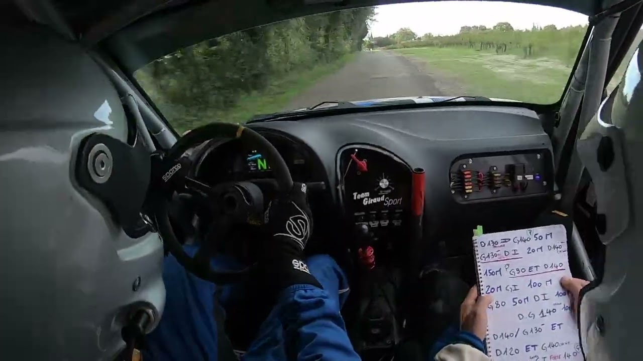 Rallye de Sarrians 2024 - Bonnet/Lafont Saxo F2-13 - ES1 Vignes des Vacqueyras