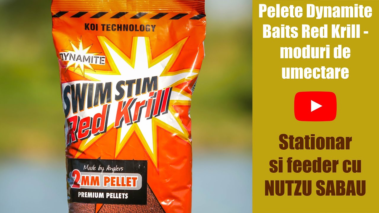 Peletele Red Krill- Mod de umectare