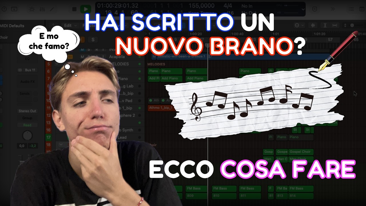 Hai scritto un NUOVO BRANO? Ecco cosa fare