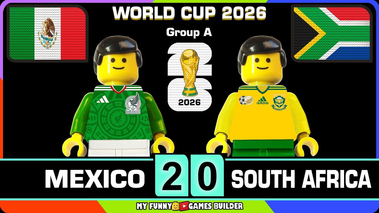 Mexico vs South Africa 2-0 &bull; World Cup 2026 (Group A) All Goals Highlights Lego