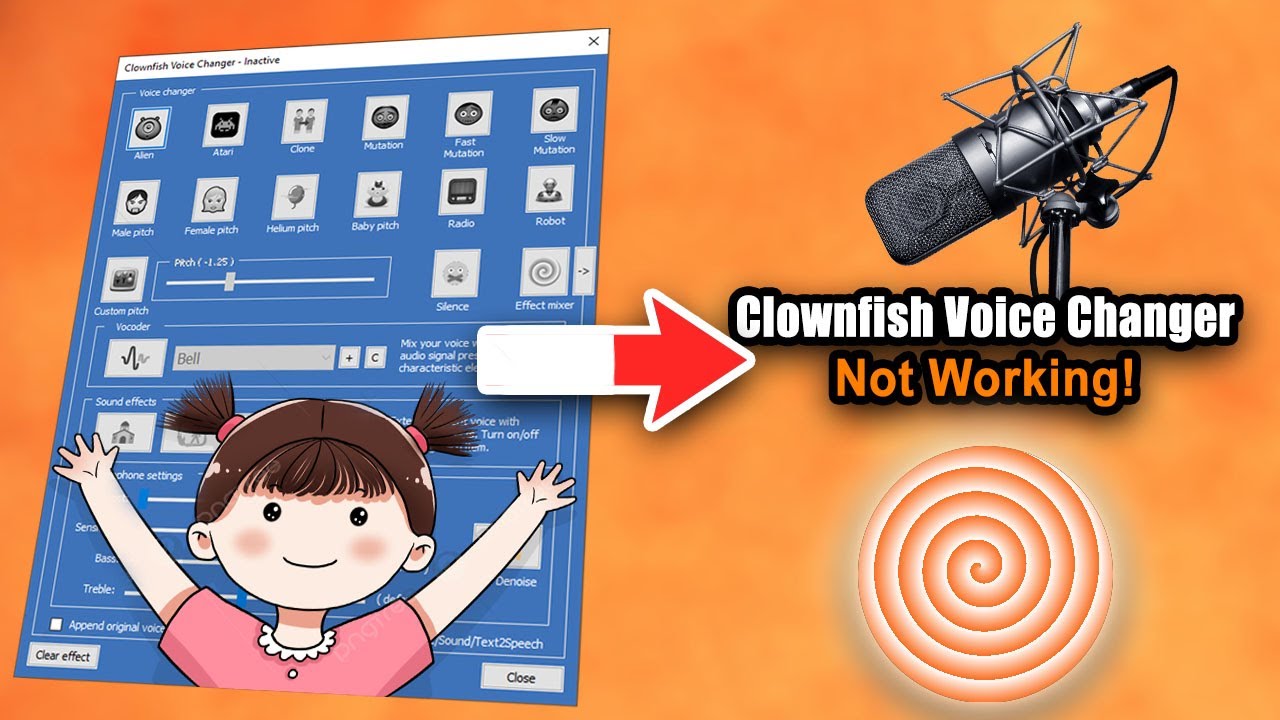 Исправлена ​​ошибка, из-за которой не работал Clownfish Voice Changer (проблемы с микрофоном и го...