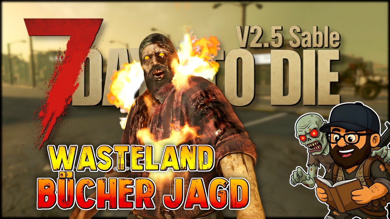Wasteland Lesestunde bei Nacht 📖🌙 7 Days to Die 2.5 Deutsch  #54