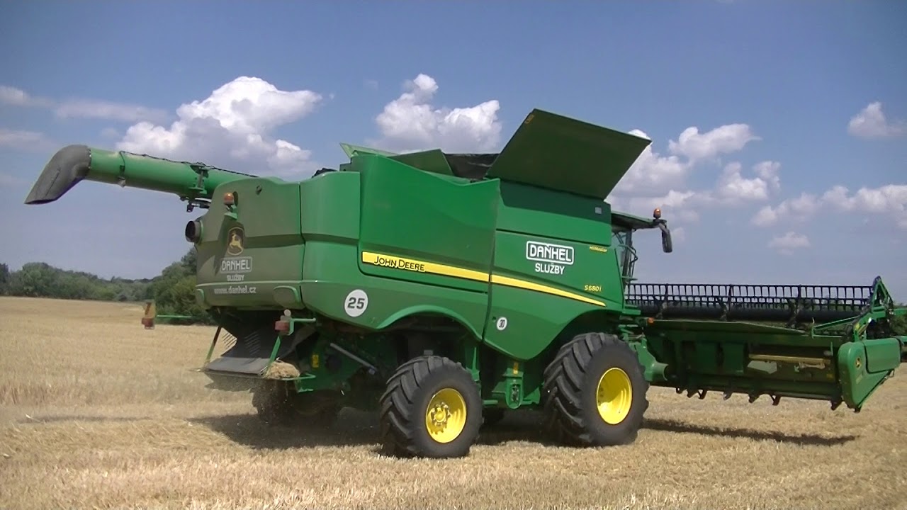 Sklizeň Ozimého Ječmene s John Deere S780i a S680i