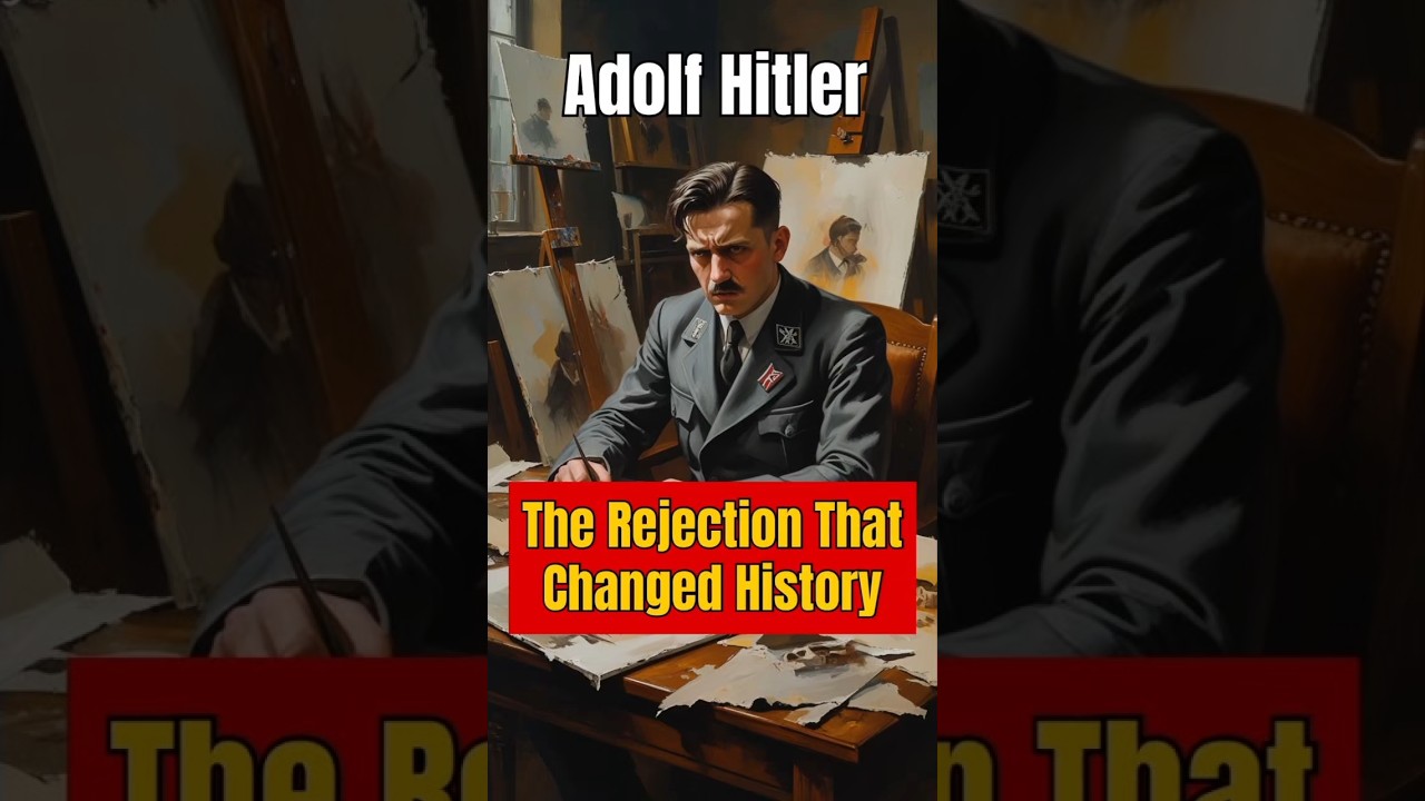 The Rejected Art Student Who Started a World War #history #adolfhitler #germany #facts #shortvideo