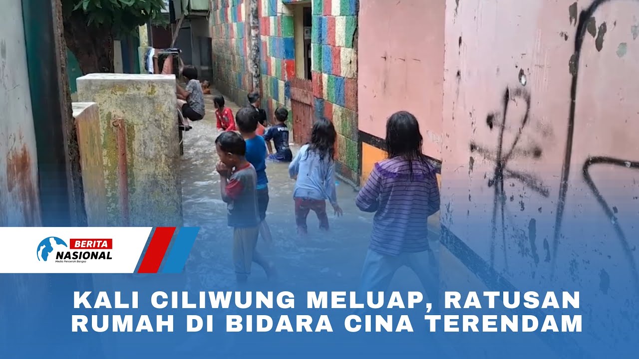 Kali Ciliwung Meluap, Ratusan Rumah di Bidara Cina Terendam