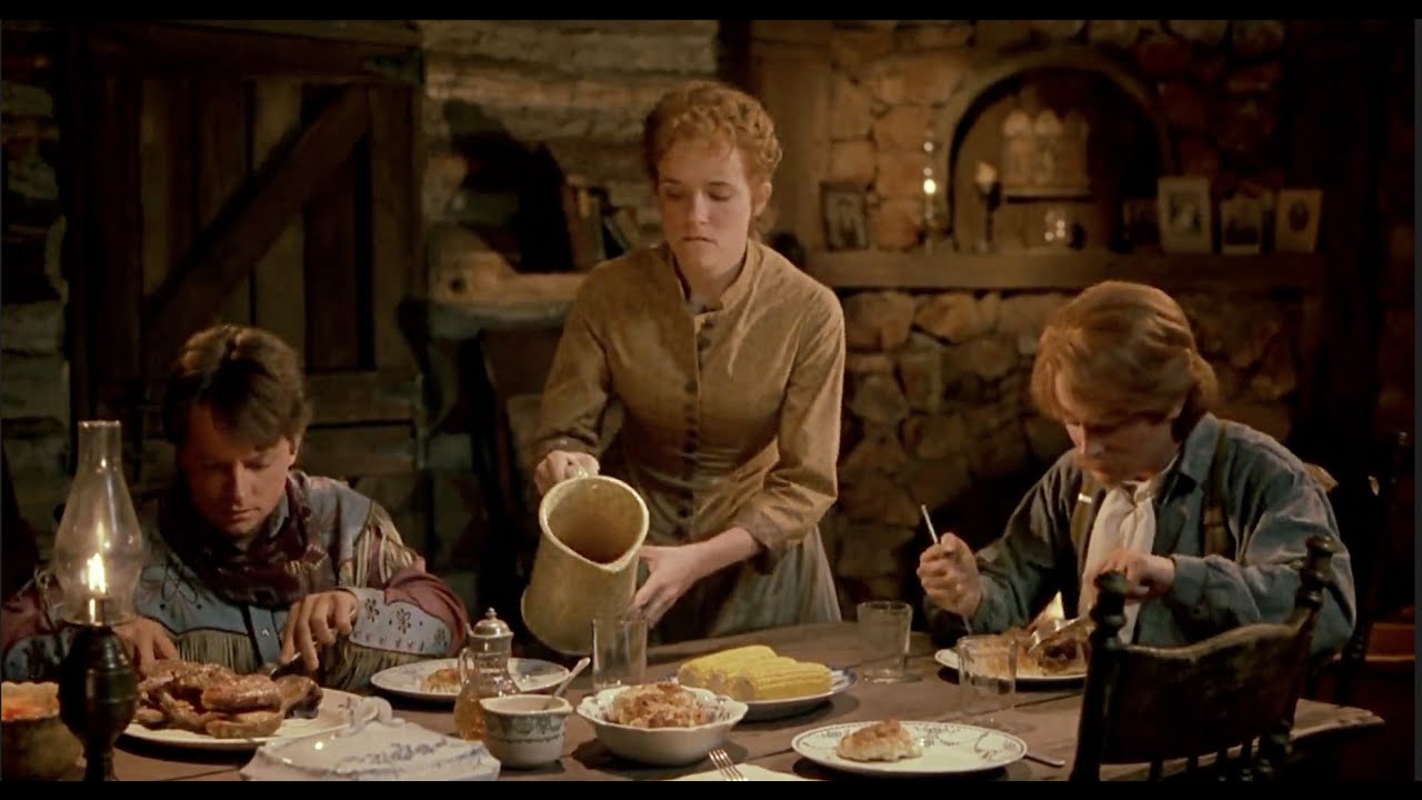 Back To The Future Part III (1990) - Rabbit Supper Dinnner scene