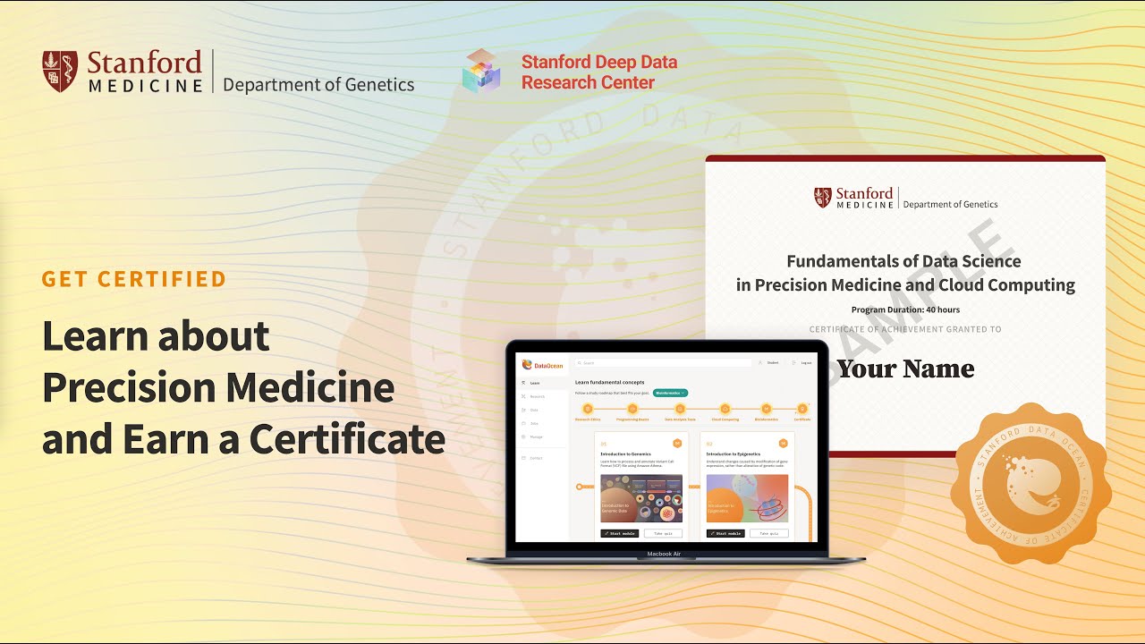 Fundamentals of Data Science in Precision Medicine and Cloud Computing | Stanford Data Ocean