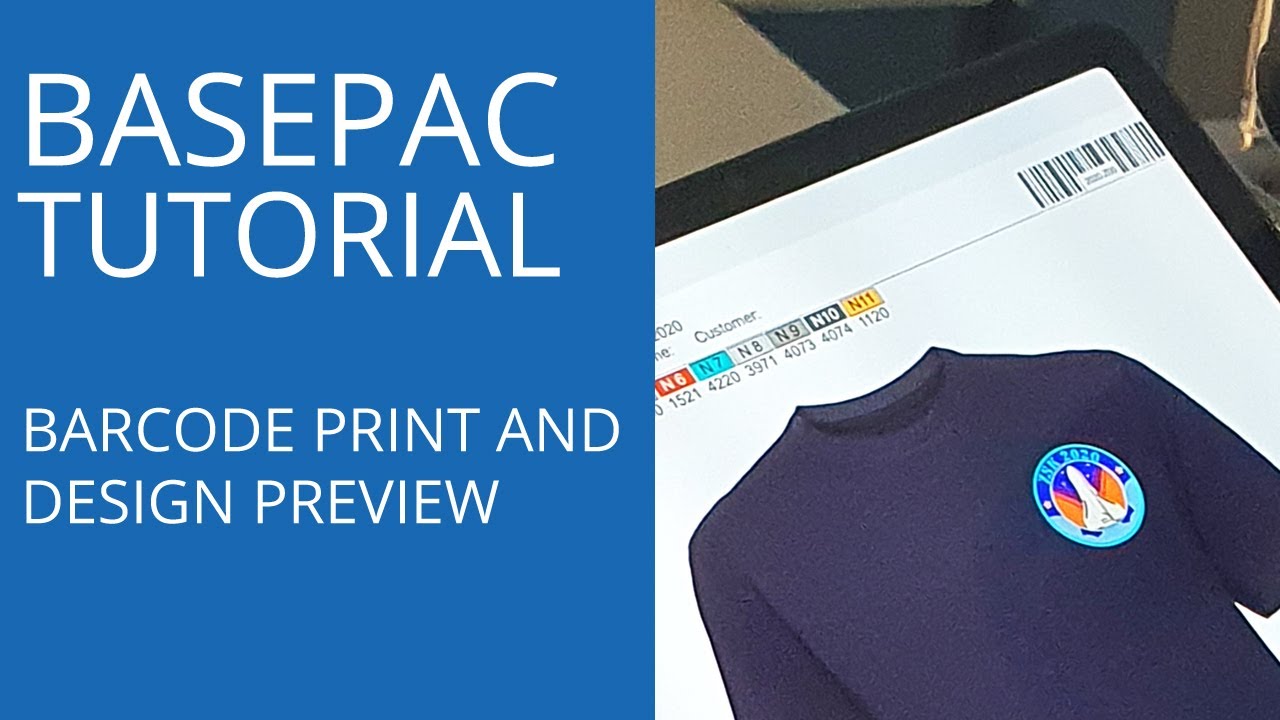 BasePac - Barcode Print and Design Preview