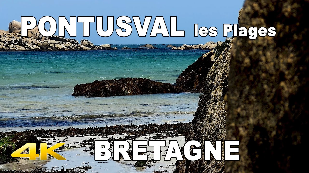 🇫🇷   Plage du phare de Pontusval | Finist&egrave;re | Bretagne | FRANCE | 4K