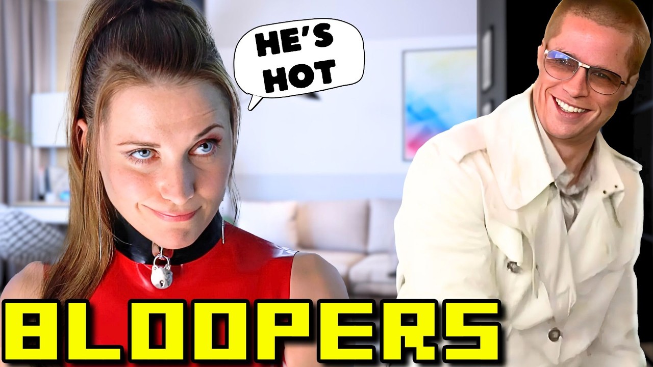 BEST BLOOPERS FROM 20 MOVIES of 2004 (Brad Pitt, Drew Barrymore, De Niro, Jim Carrey)