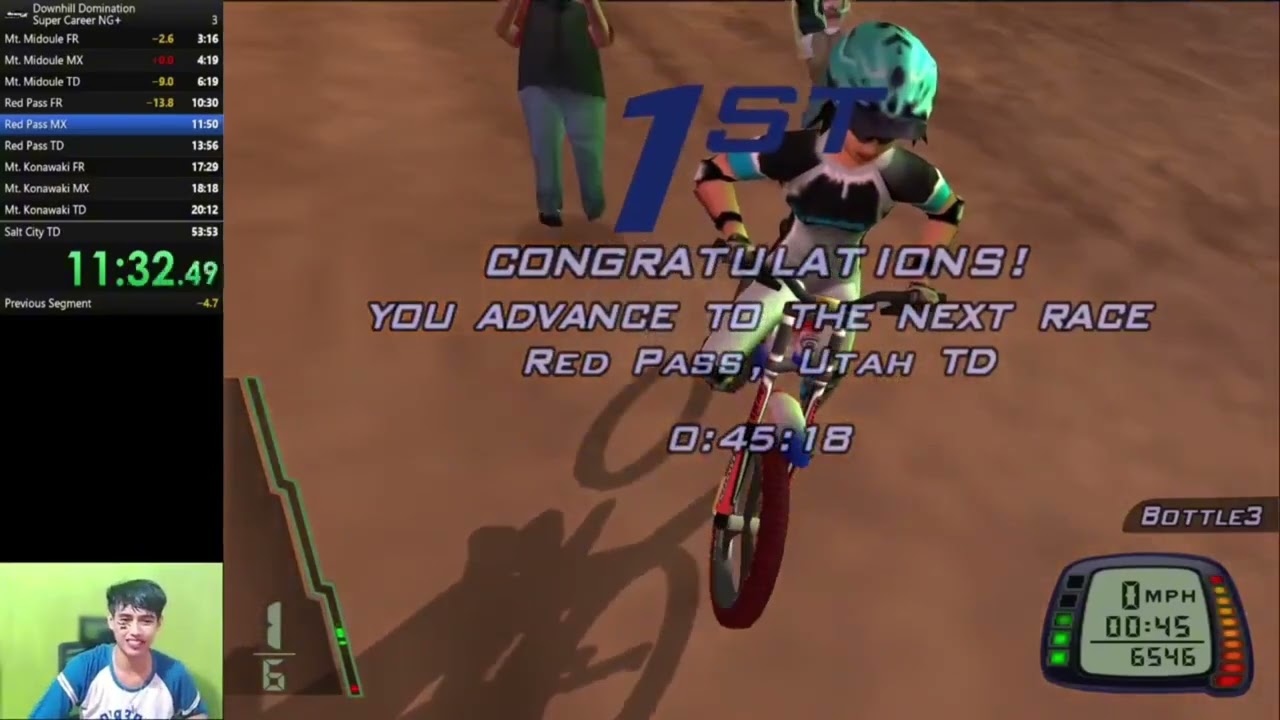 SPEEDRUN SUPER CAREER NG+ 52:54 | Downhill Domination Indonesia
