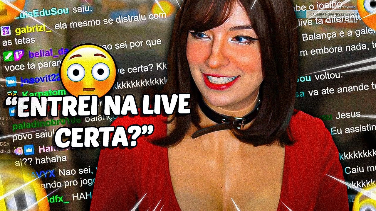 QUANDO A STREAMER COMEÇA A LIVE DE UM JEITO MEIO PECULIAR - CLIPS ENGRAÇADOS