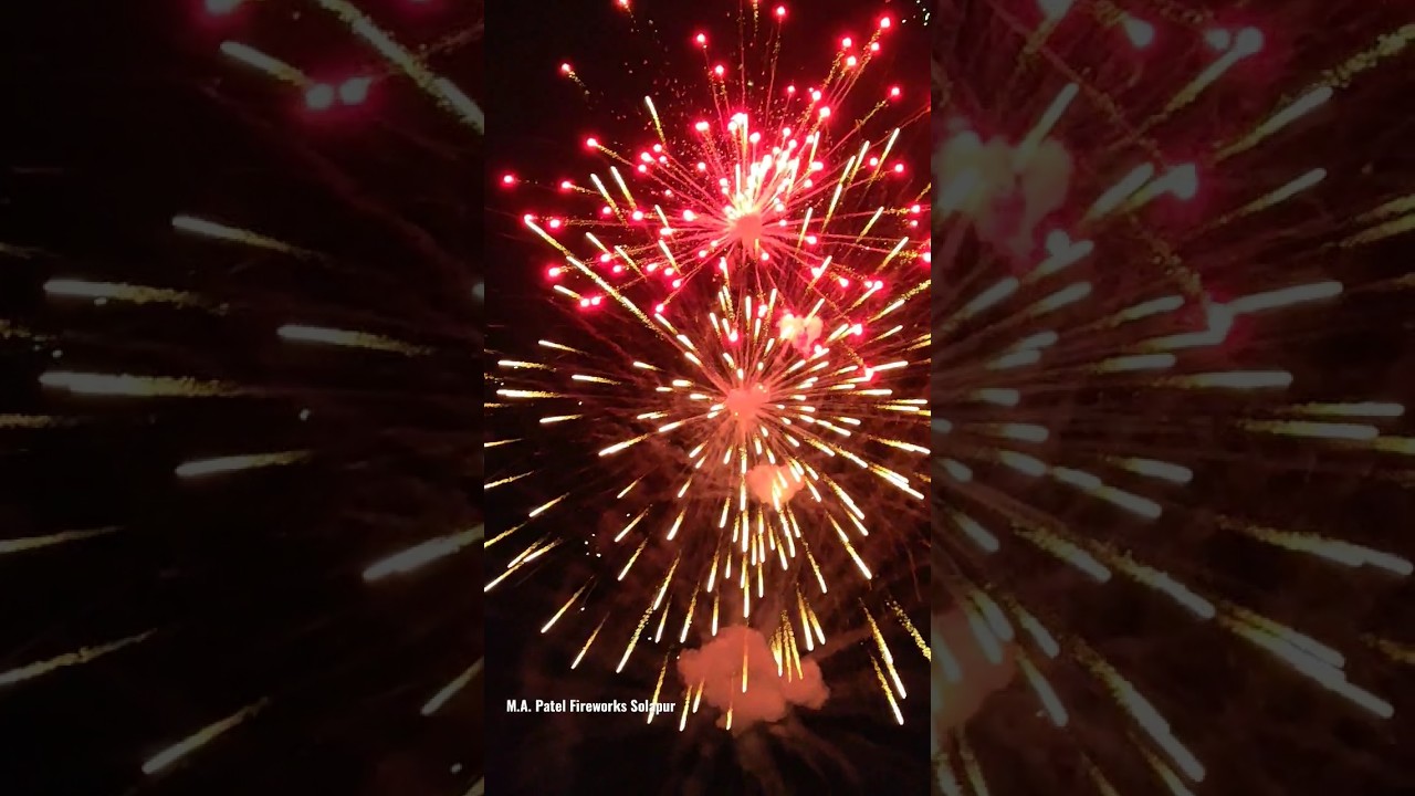 MA Patel Fireworks Sky Shots #firework #patel #fireworksfestival #cracker #wedding