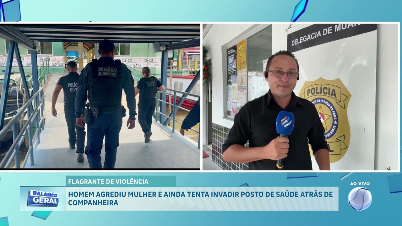 HOMEM TENTA INVADIR POSTO DE SAÚDE PARA PRATICAR CRIME