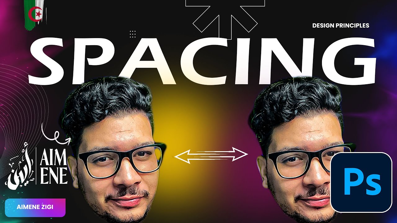 مبادئ تصميم الجرافيك - المساحات - Spacing Design principles