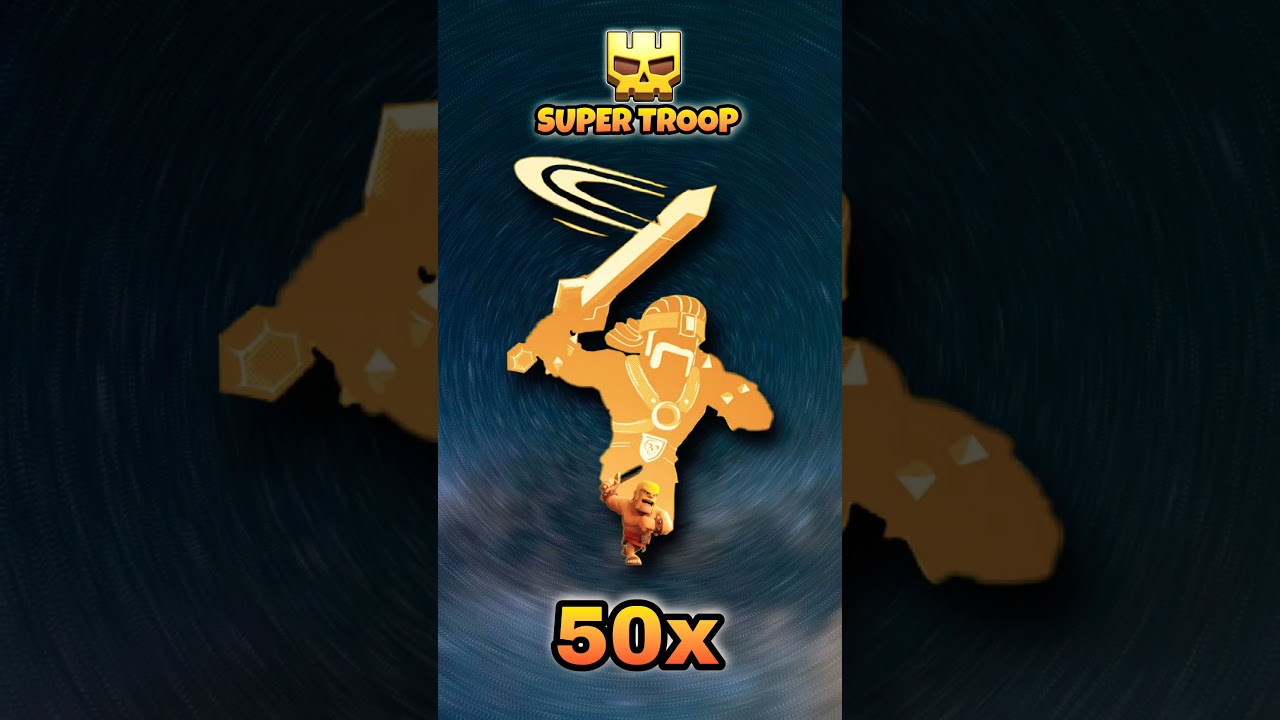 50x super Barbarians on townhall 13 #clashofclans #klaus #queenwalkers