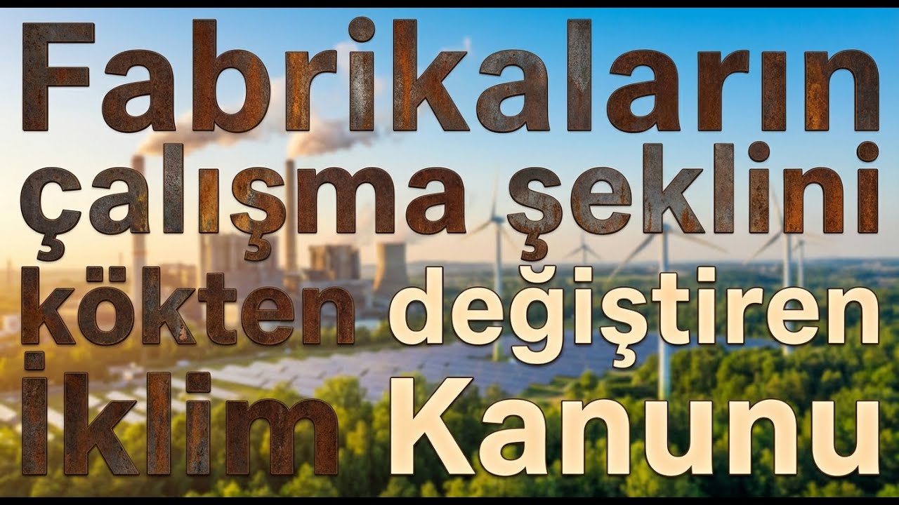 İKLİM KANUNU (7552 Sayılı Kanun)