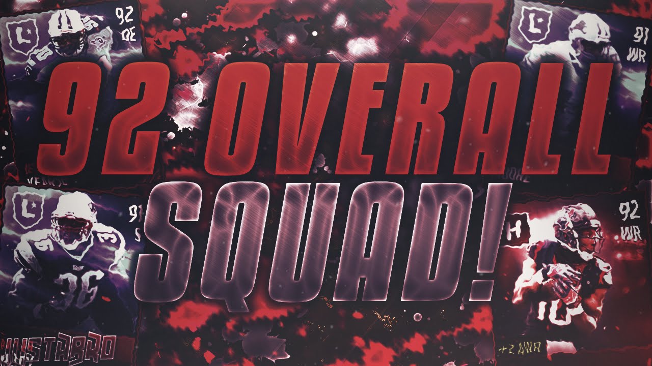92 OVERALL SQUAD! Madden Mobile 17 Gameplay!