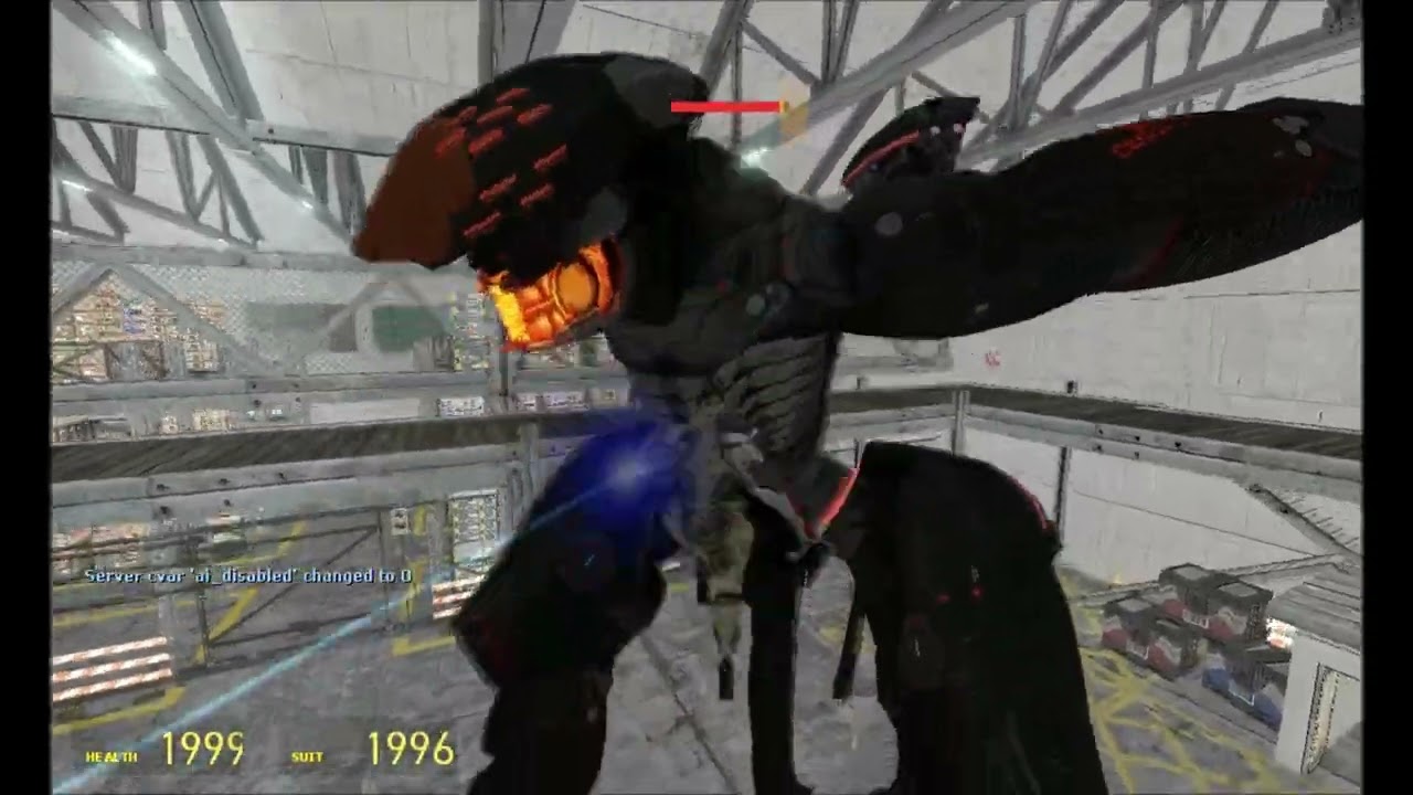 MGR Jetstream Sam vs Metal Gear Ray in Gmod