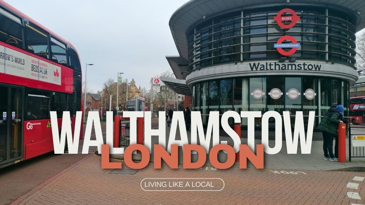 Walthamstow Village London Walking Tour | East London Walk Walthamstow 4k60FPS HDR