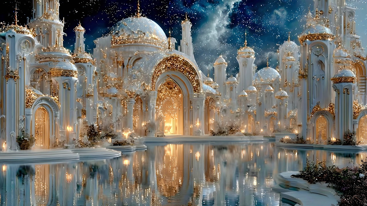 Walk Into a Dream Palace | 4K Fantasy Realms of Gold, Marble & Enchanted Light