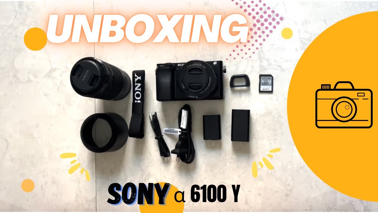 Лучшая бюджетная беззеркальная камера 4K Sony α6100Y | Распаковка Sony A6100Y🔥🔥 Комплект объектив...