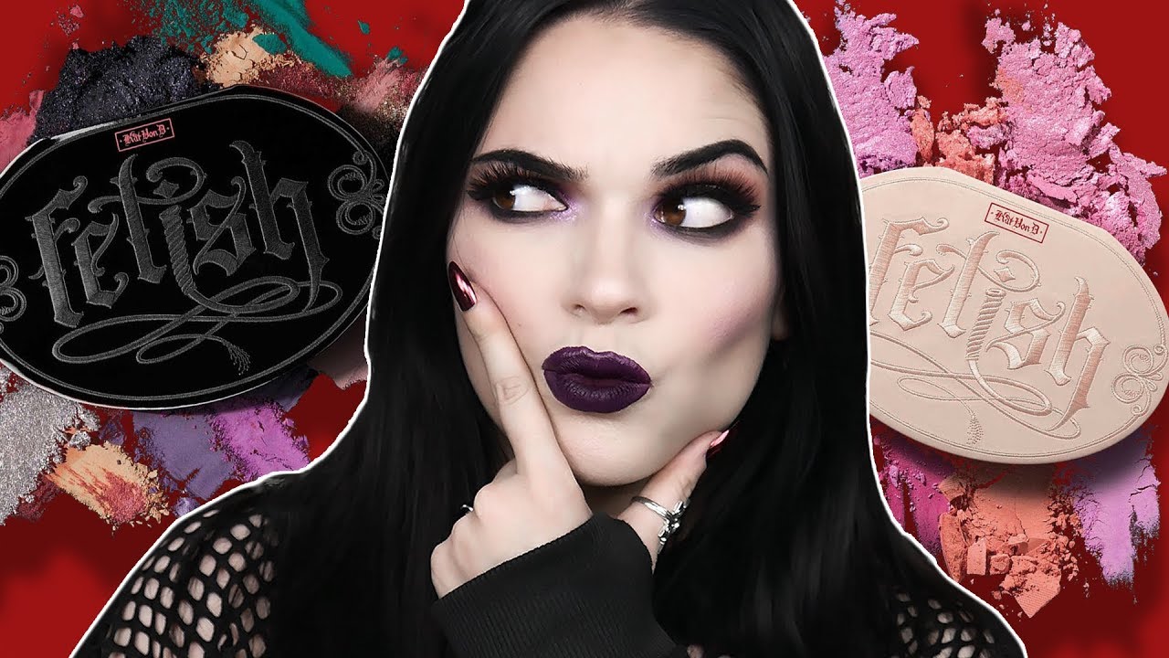 Kat Von D FETISH Palettes review & tutorial