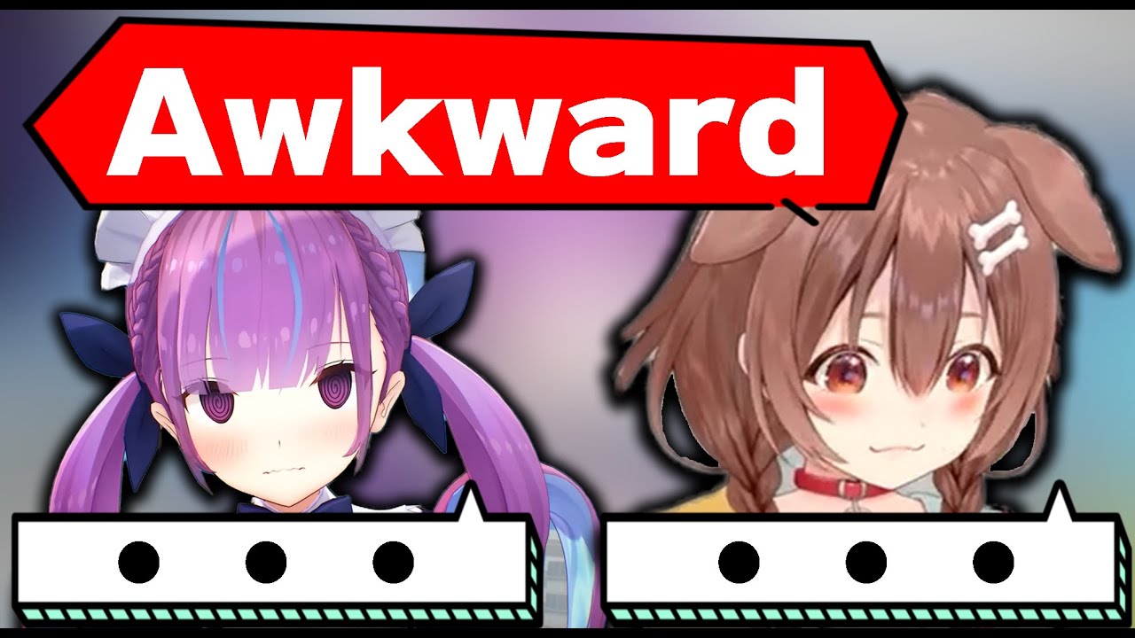 Aqua and Korone Awkwardly Confess Their Feelings towards Okayu【Hololive / ENG Sub】
