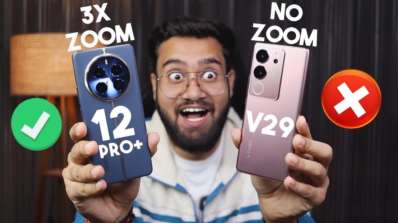 realme 12 Pro Plus vs vivo V29 *Full Comparison* ⚡ SHOCKING??😱 Best Camera Phone?