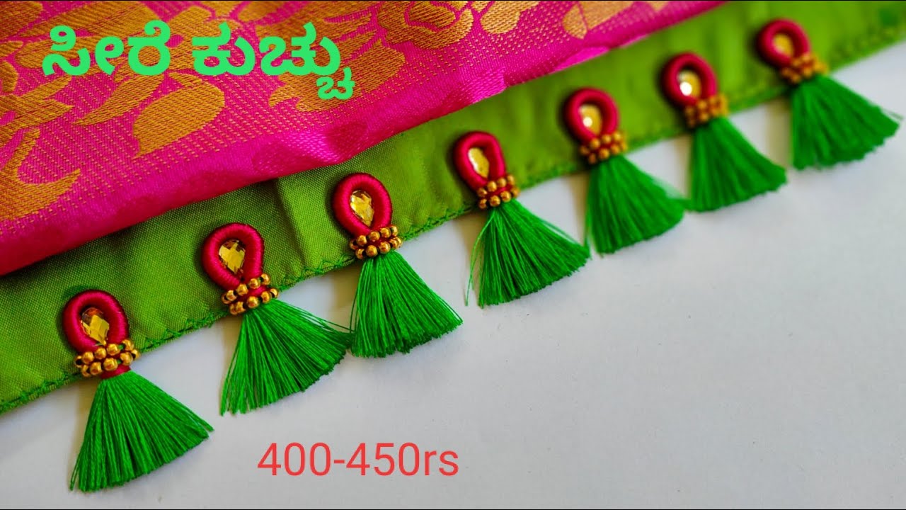 New Grand look easy saree kuchu || Design #185 ||ಸೀರೆಕುಚ್ಚು