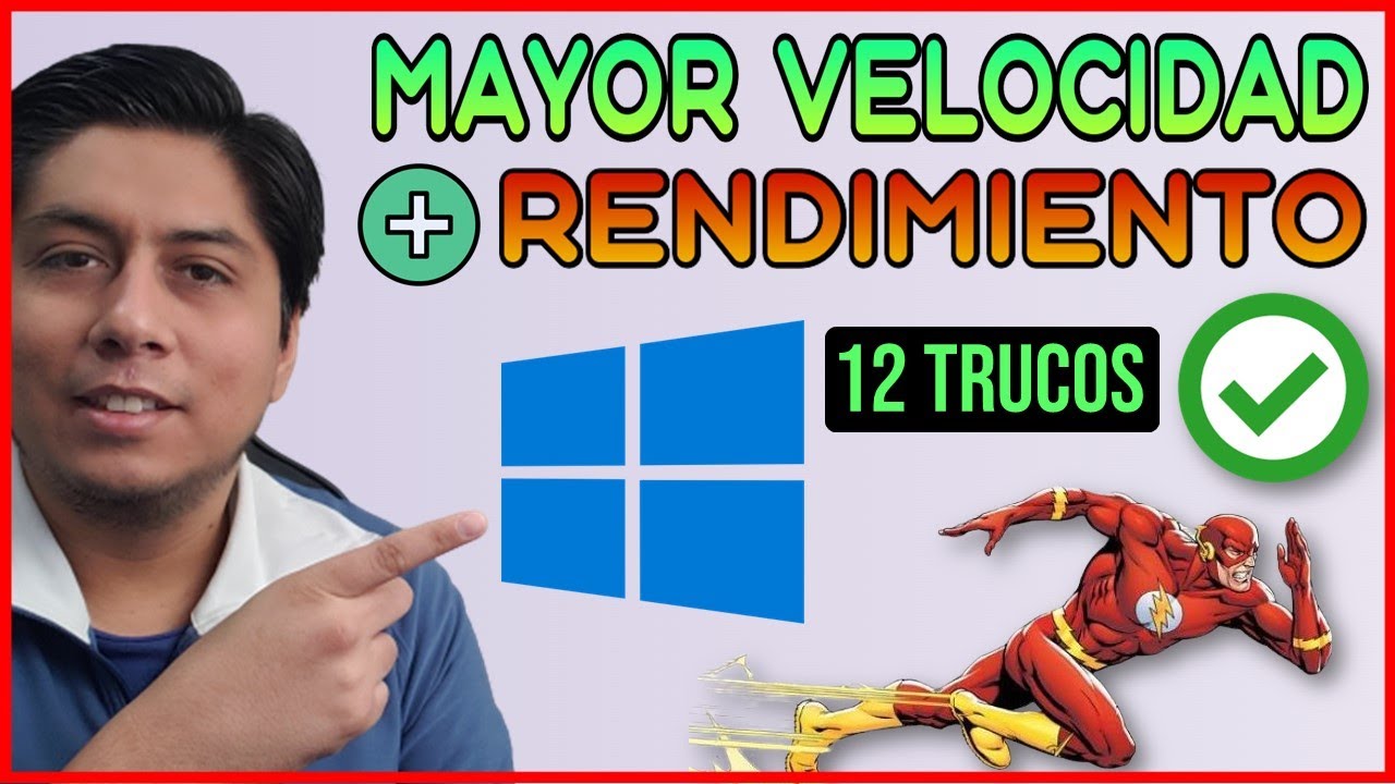 Optimiza Windows SIN PROGRAMAS | Cómo Acelerar el Sistema Operativo: Mayor Velocidad | Paso a Paso ✅