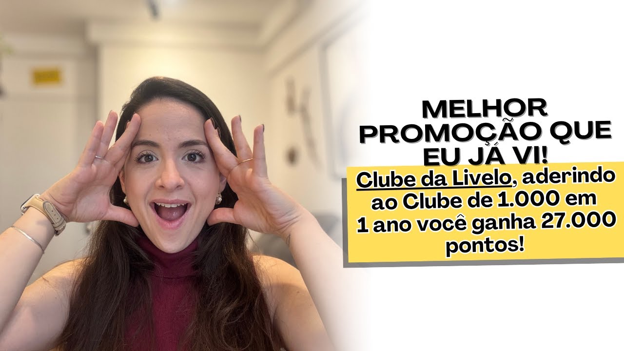 A melhor promo&ccedil;&atilde;o que eu j&aacute; vi do Clube da Livelo!!