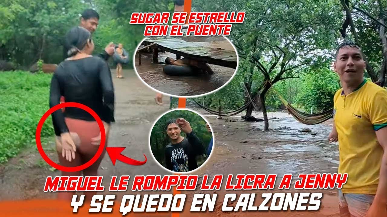 Miguel dejo en calzones a JENNIFER. Llegamos a la presa y la lluvia ha hecho GRANDES DESTROZOS