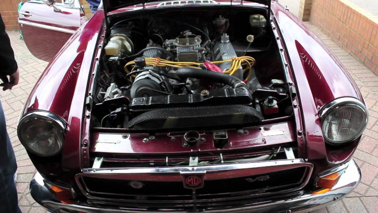 MGB V8 first start and exhaust sound