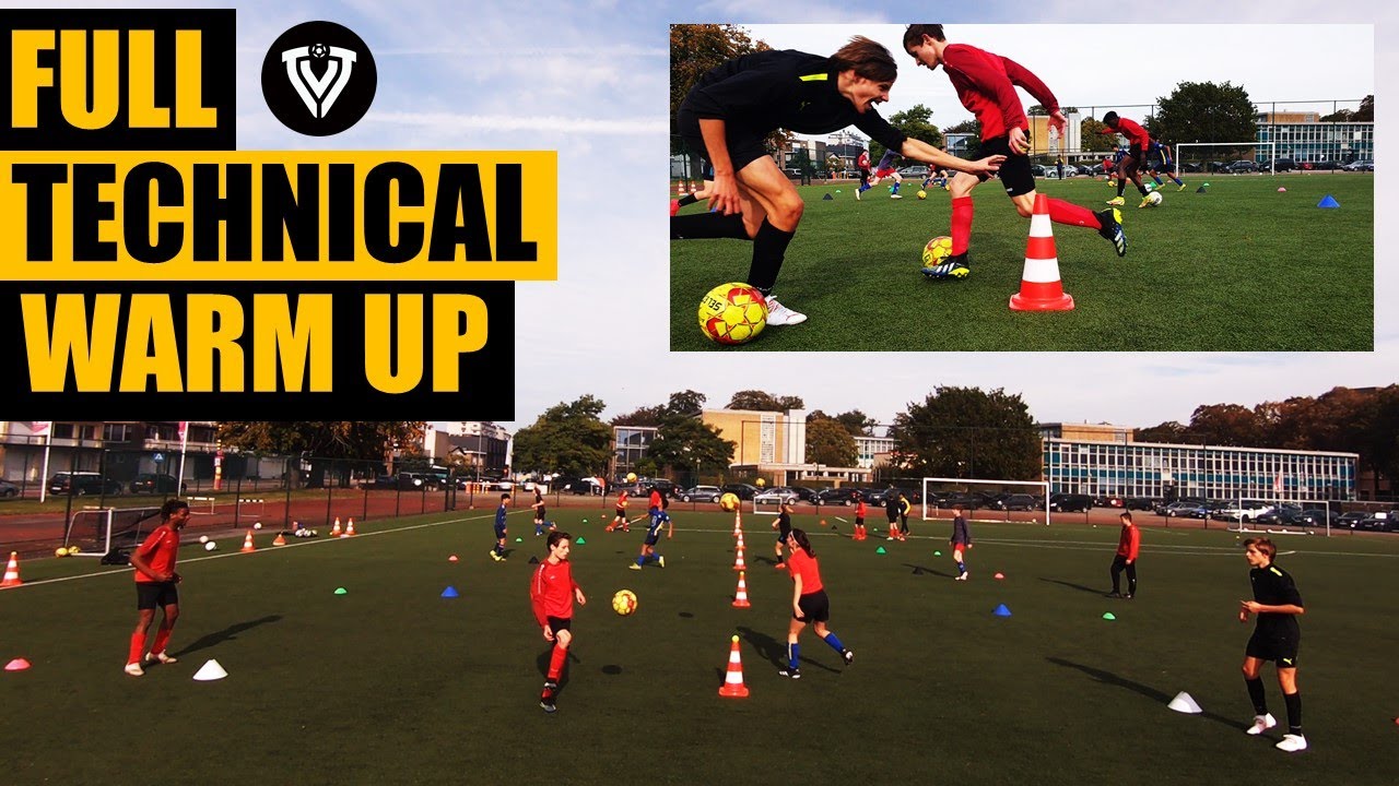 Full Technical Warm Up | Football - Soccer Exercises