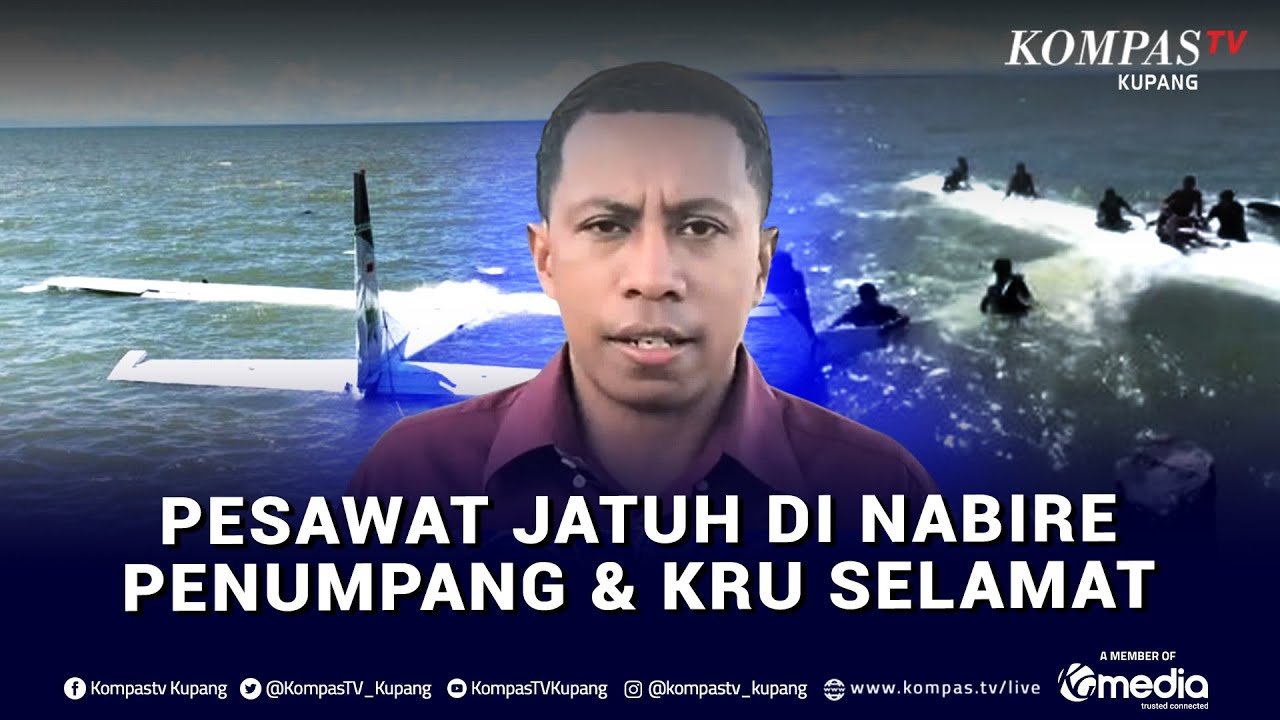 Pesawat Smart Air PK-SNS jatuh di Pantai Kaladiri Nabire Papua Tengah | INDO UPDATE
