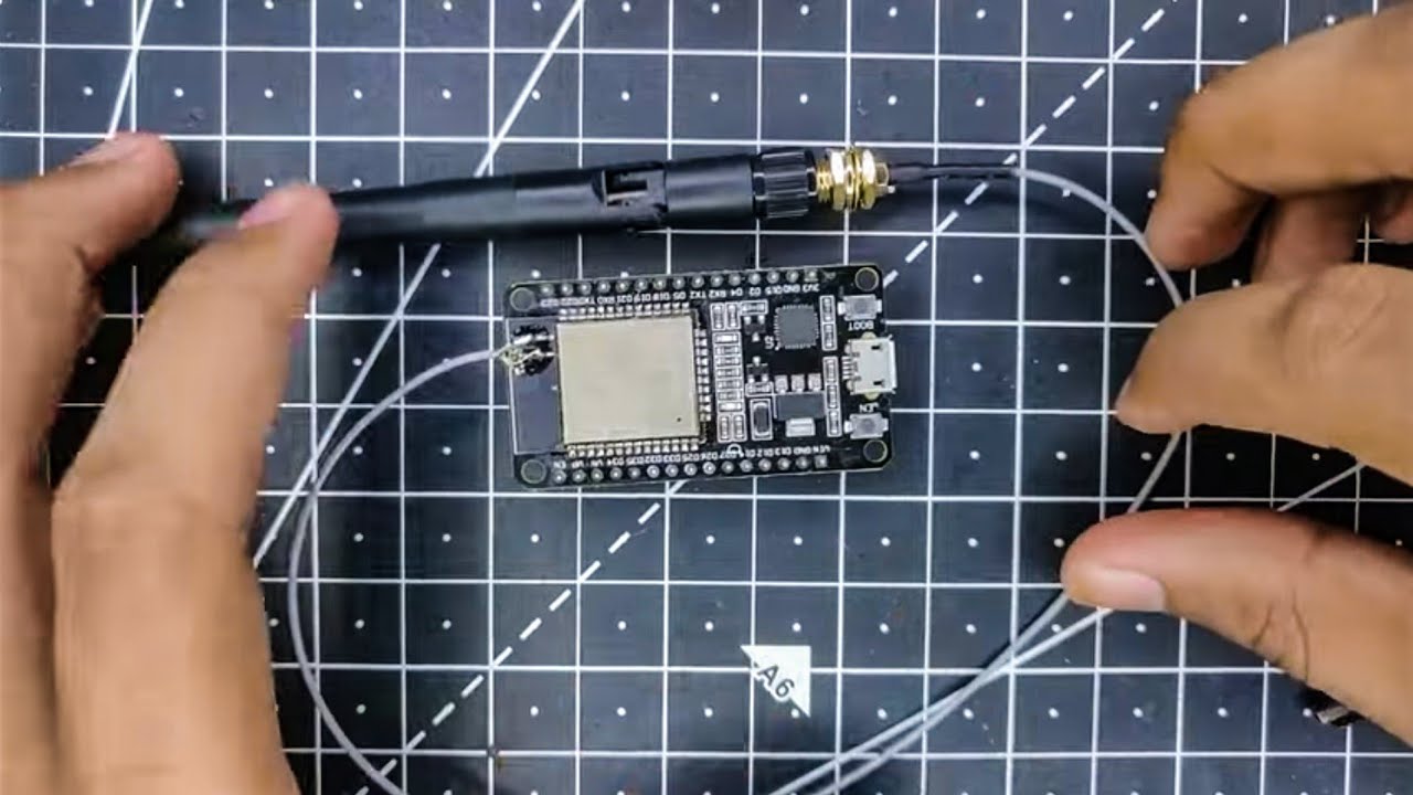 Руководство по установке внешней антенны ESP32 | Модификация антенны дальнего действия ESP32 | КА...