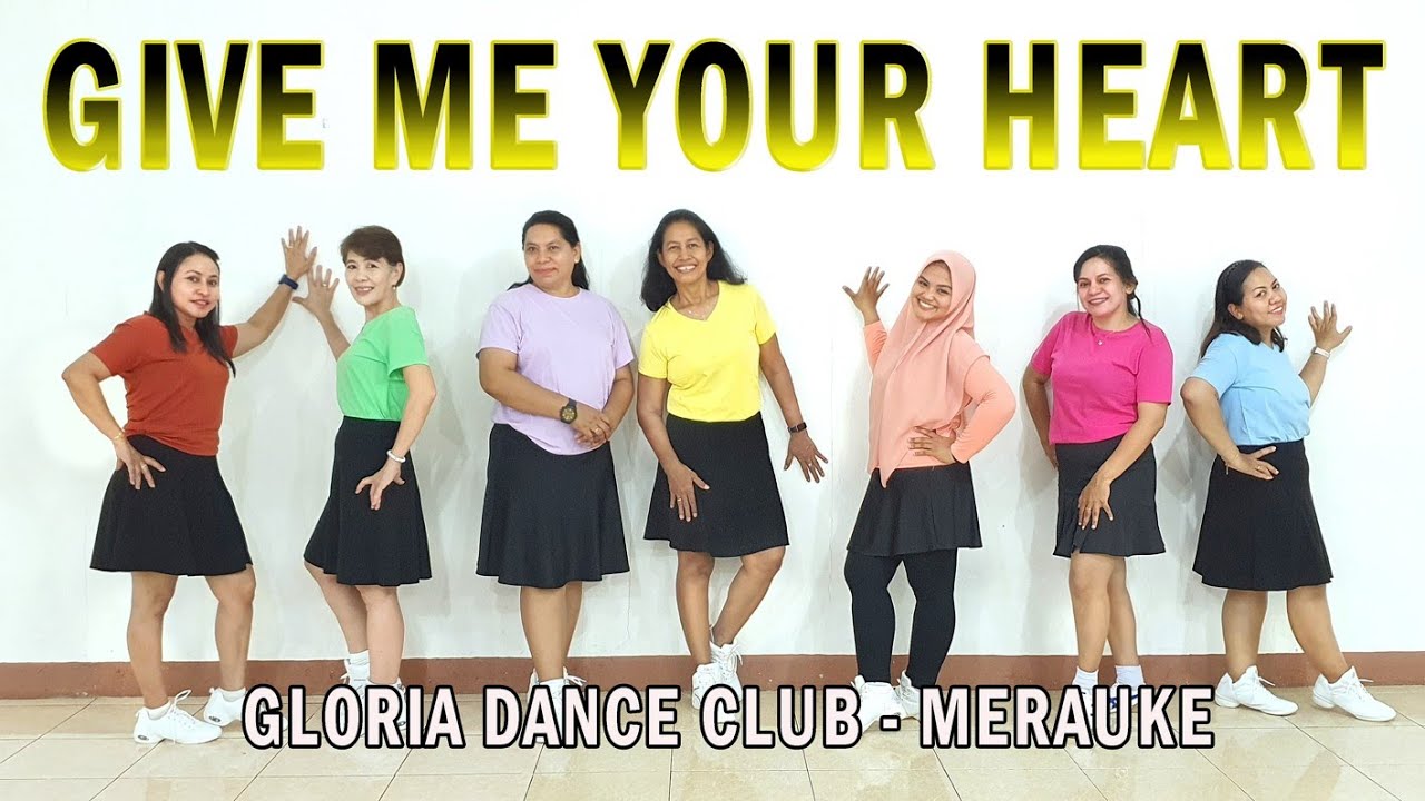 GIVE ME YOUR HEART // LINE DANCE // Choreo CAECILIA MARIA FATRUAN // GDC MERAUKE PAPUA SELATAN - INA