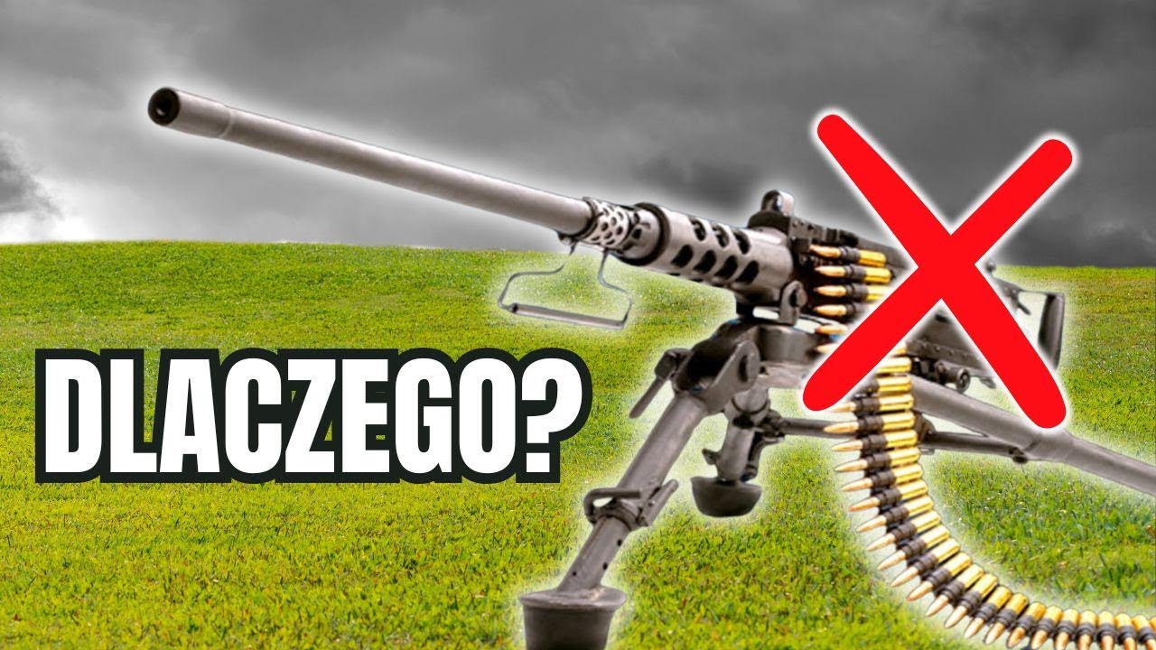 Dlaczego Niemcy nie używali karabin&oacute;w maszynowych kal. 50? (jak Browning M2)