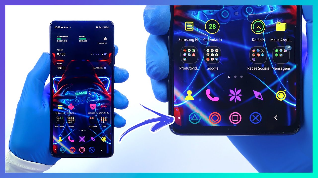 🔵 Sua barra de navegação Samsung incrível com o Navistar Good Lock - EP04