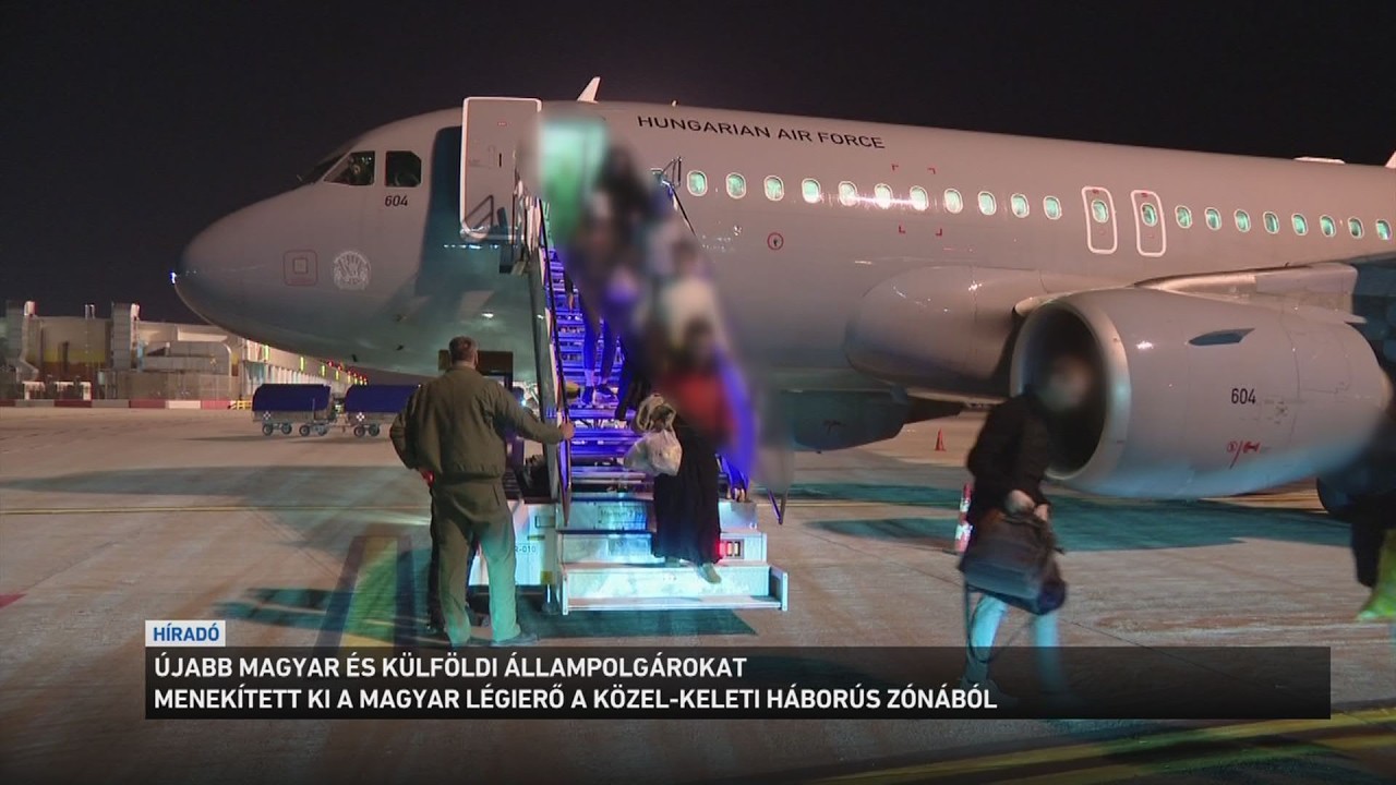 Újabb mentesítő járatot teljesített a Közel Keletről a Magyar Honvédség utasszállító repülőgépe