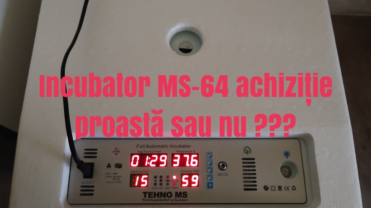 incubator MS-64 achiziție proastă sau nu???