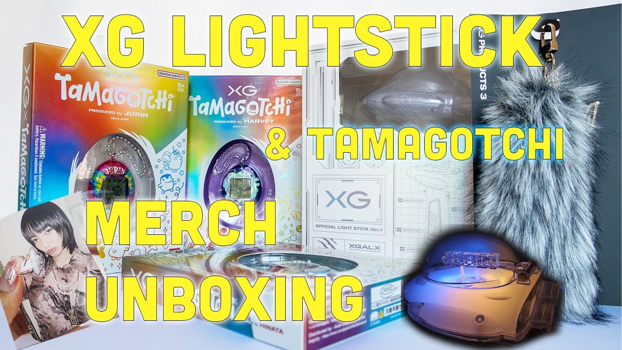 XG Lightstick Unboxing, XG Tamagotchi, and more XG merch!