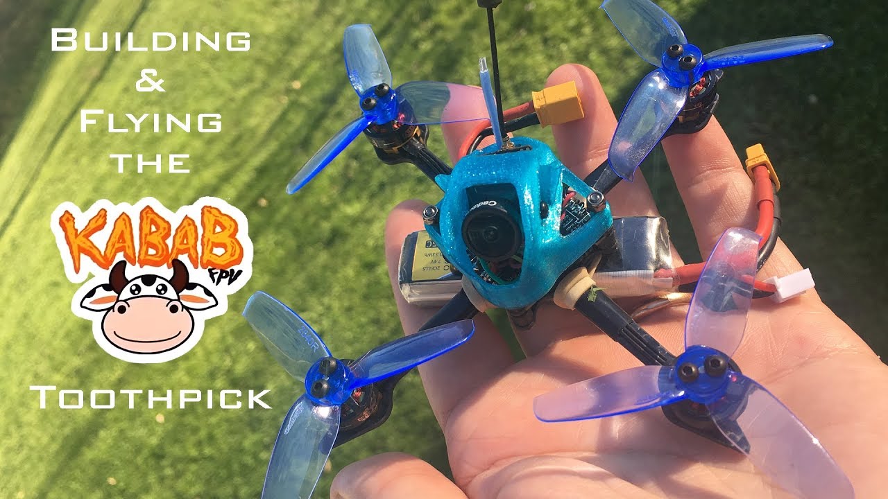 After the Mobula: Building & Flying the Toothpick from KababFPV. Camera, PIDs, Props and more
