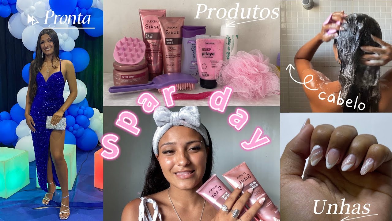 SPAR DAY COMPLETO 🧖🏽‍♀️💖💅🏽 (cabelo, unhas, pedicure,￼ buço, cílios, sobrancelha e etc!