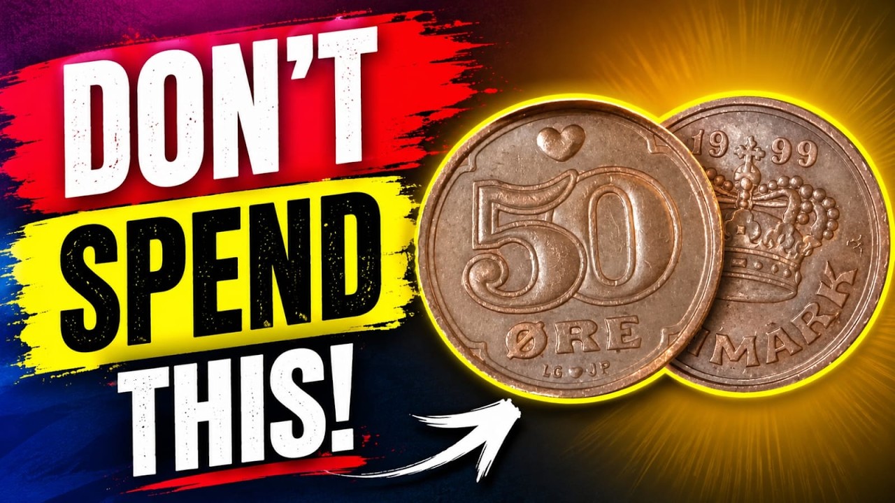 1999 Denmark 50 &Oslash;RE Coin Value | Rare Danish Coin Worth Money? Don't Spend This Coin!