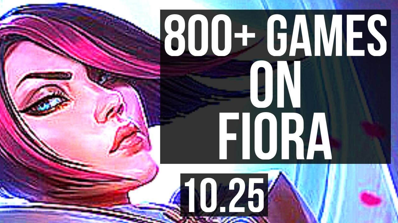 FIORA vs ILLAOI (TOP) | 800+ games, 13/3/10, Godlike | NA Diamond | v10.25