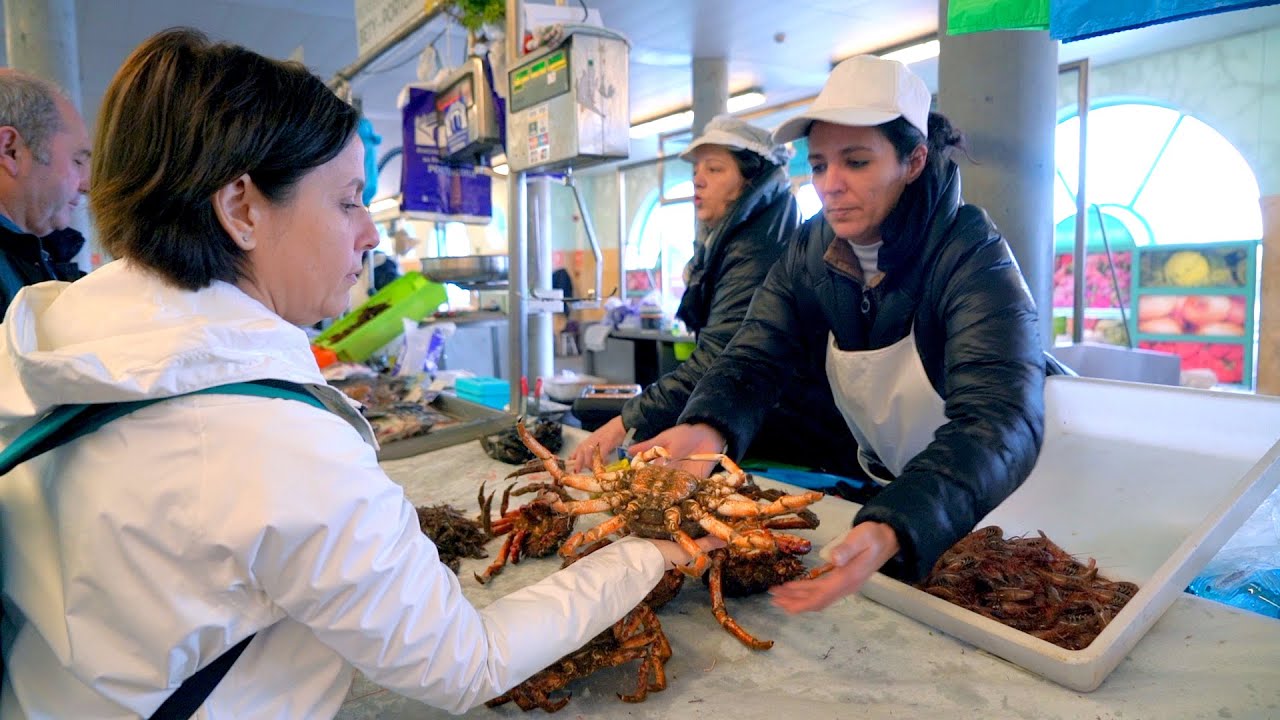 Lonjas y mercados. R&iacute;as Baixas, Galicia / Mariscos, pescados frescos, gastronom&iacute;a  gallega