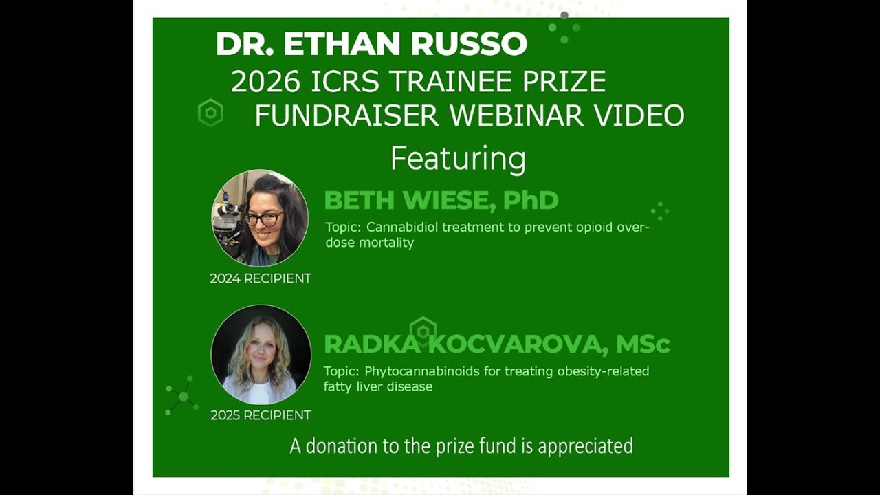 Ethan Russo ICRS Prize Winner Webinar 2026