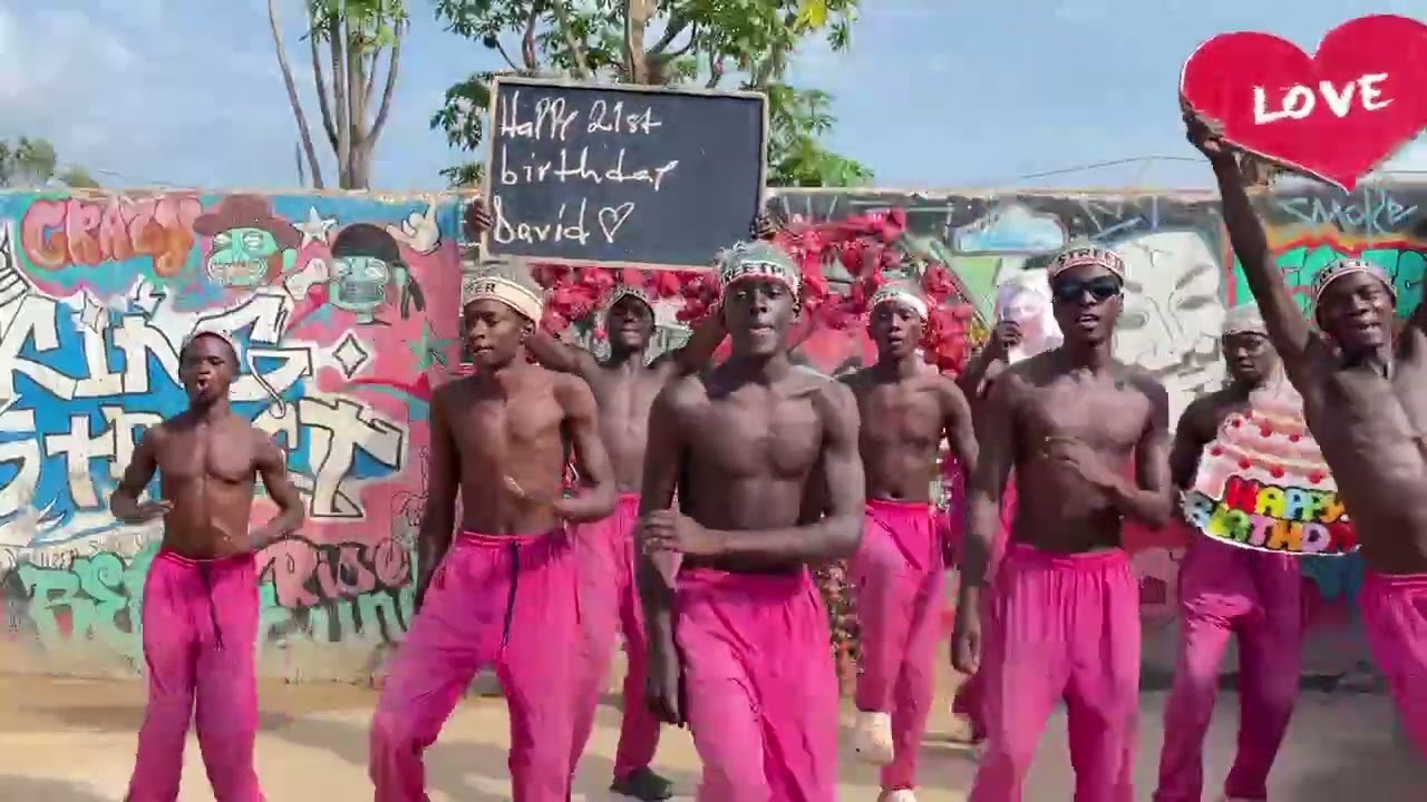 The best birthday gift-Africa Pink Pants
